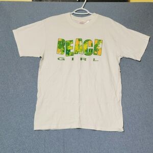 Vintage Surf Rags Beach Girl tee shirt. Size XL